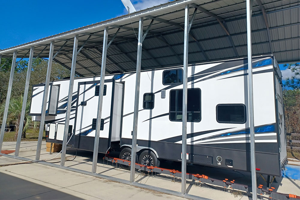 7 Metal Carport Enclosure Ideas: Transforming Your Carport Into A Multi-Use Space