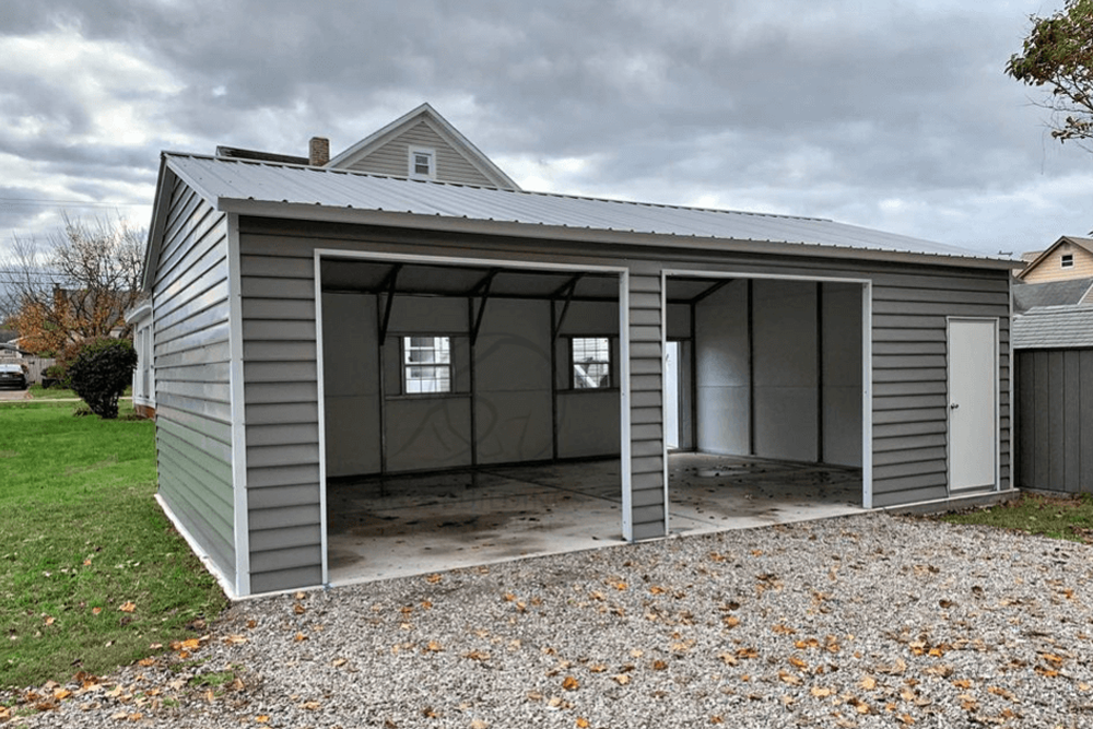 Exploring The Practicality Of A 5-Car Metal Garage